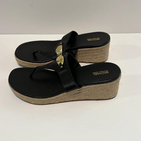 MICHAEL Michael Kors Tilly Thong Espadrille Sandal- size 10 - Picture 3 of 6